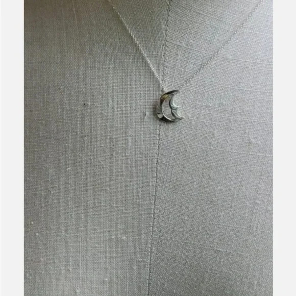 Tiffany & Co. Silver Moon Necklace - Picture 5 of 11